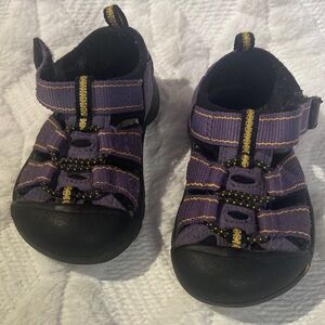 Keen Kids Purple and Black Adventure Sandals